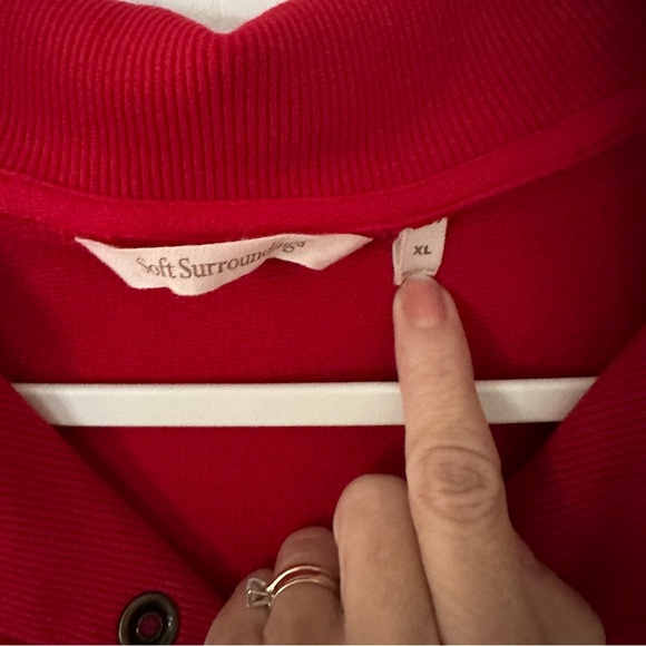 Soft Surroundings Womens Vintage Wash Pullover Sweatshirt XL - Picture 7 of 8